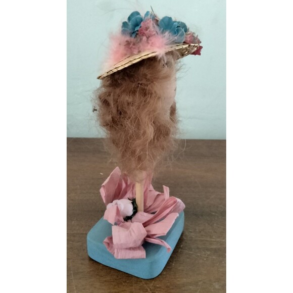 Vintage Miniature Decorative Hat Stand Display Made from Egg - Picture 4 of 5